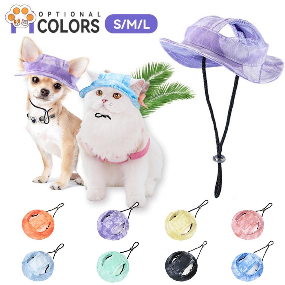 Bucket Hat Cotton - Cute Pet Sun Hat Cat Sun