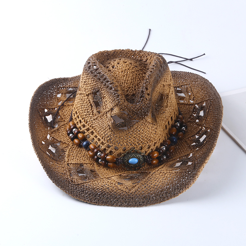 Cowboy Hat Straw - Spring and summer Spanish retro cowboy