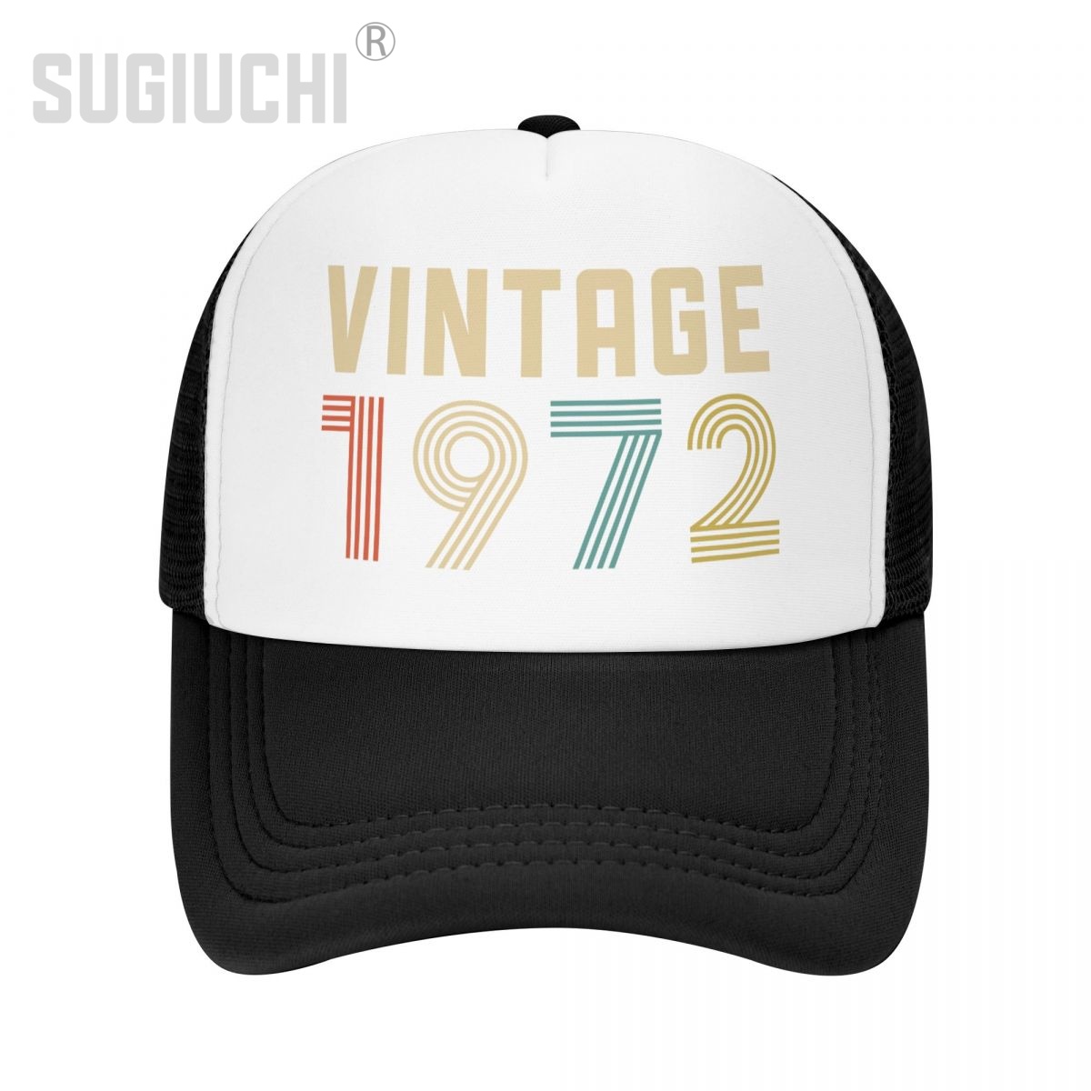 Trucker Cap Mesh - Mesh Cap Hat VINTAGE 1972 Trucker