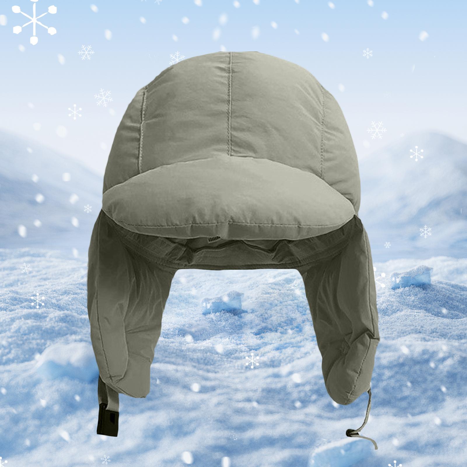 Trapper Hat Warm Headwear With - Trapper Hat Ear Flap บทวิจารณ์และราคา