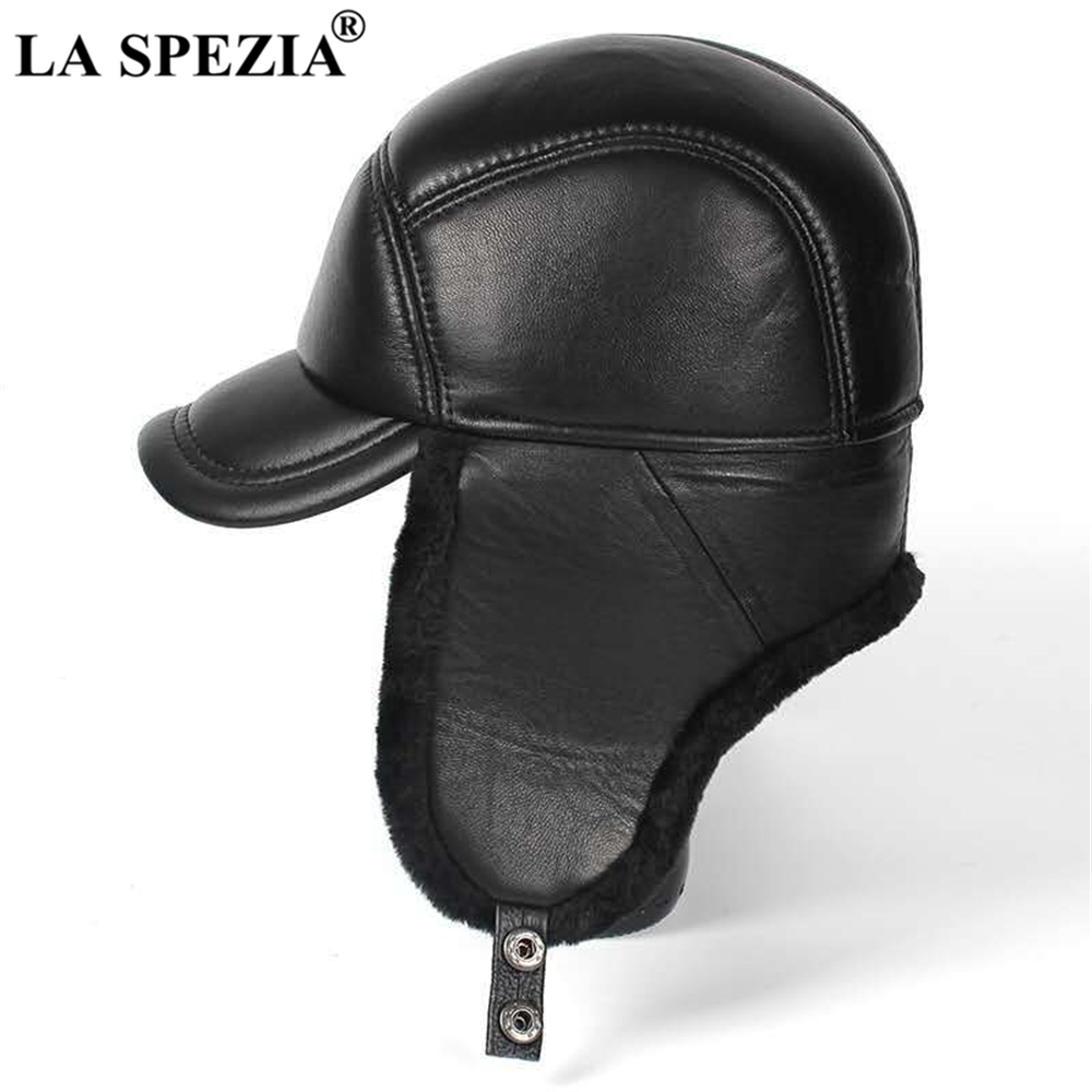 LA SPEZIA Winter Hat Men Genui - Winter Trapper Hat บทวิจารณ์และราคา
