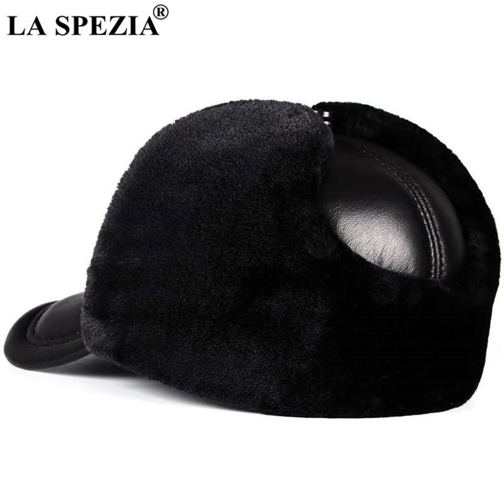 LA SPEZIA Winter Hat Men Genui - Winter Trapper Hat บทวิจารณ์และราคา