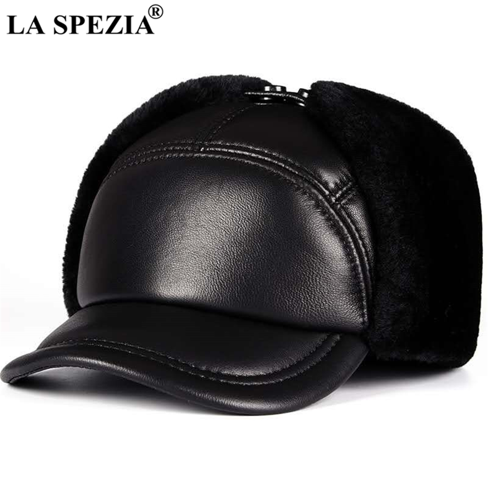 LA SPEZIA Winter Hat Men Genui - Winter Trapper Hat บทวิจารณ์และราคา
