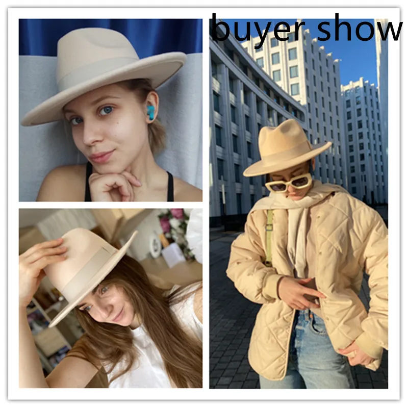 Fedora Hat Women Winter Hats f - Fedora Hat Wool บทวิจารณ์และราคา