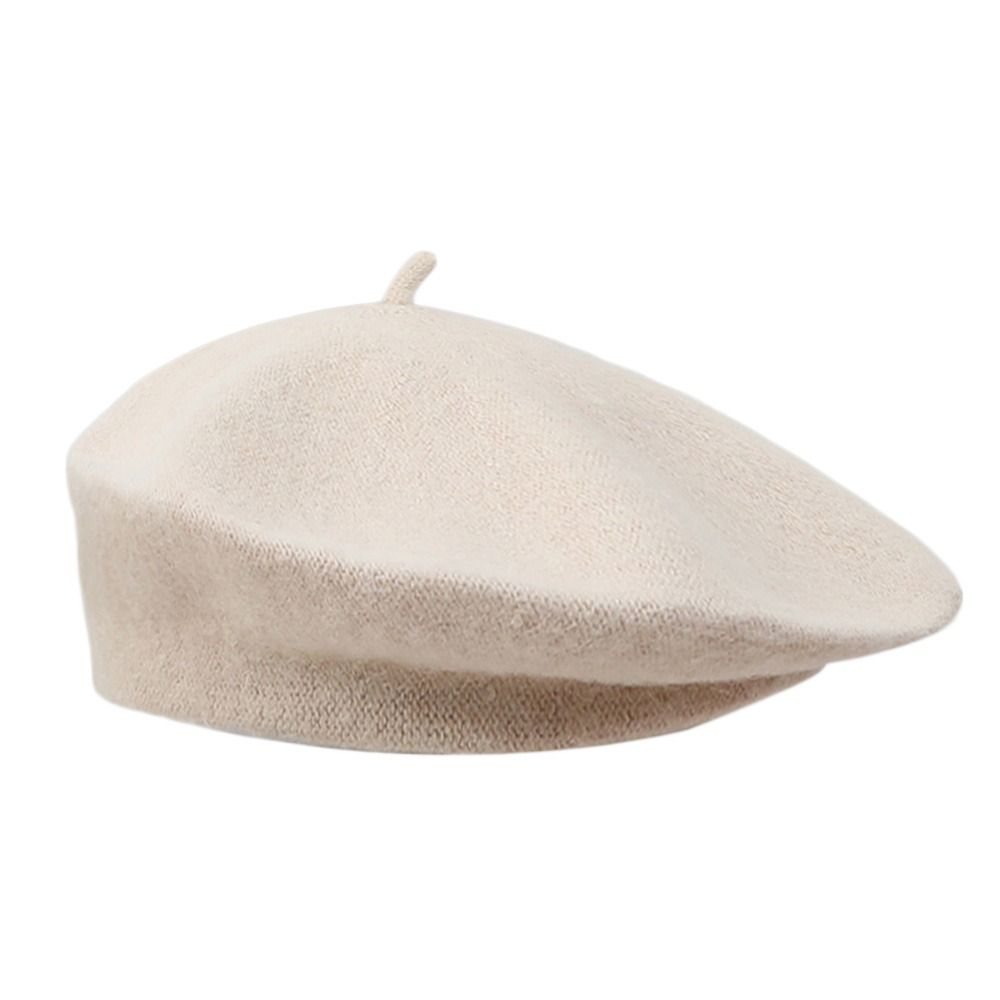 Autumn Lady Winter Warm Wool B - Beret French Wool บทวิจารณ์และราคา