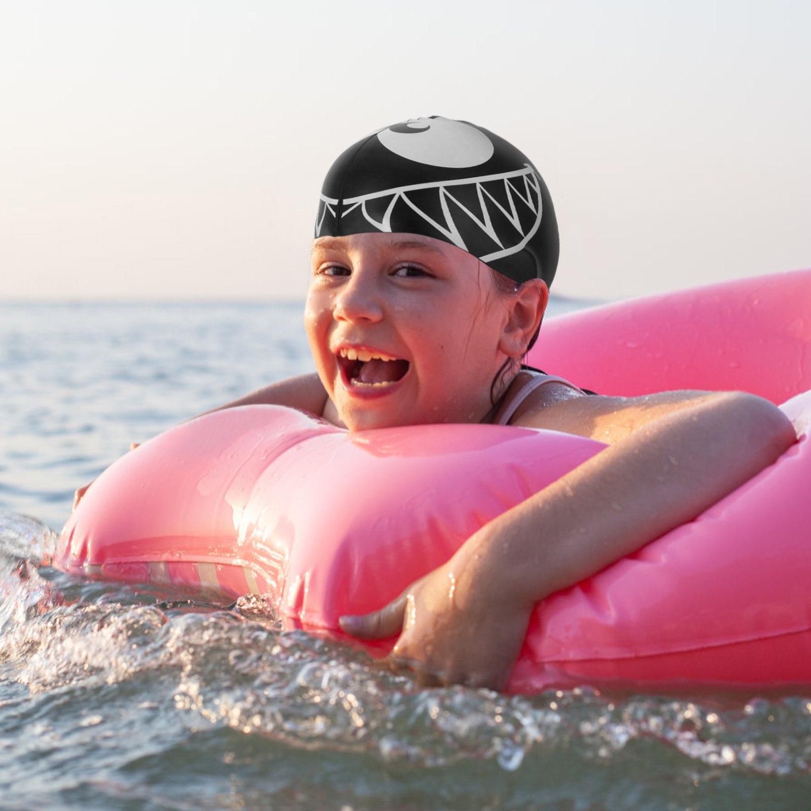 Fun Shark Silicone Swim Cap Ki - Swim Hat Silicone บทวิจารณ์และราคา