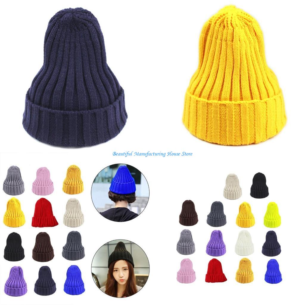 E56A Unisex Winter Ribbed Knit - Beanie Cuffed Knit บทวิจารณ์และราคา