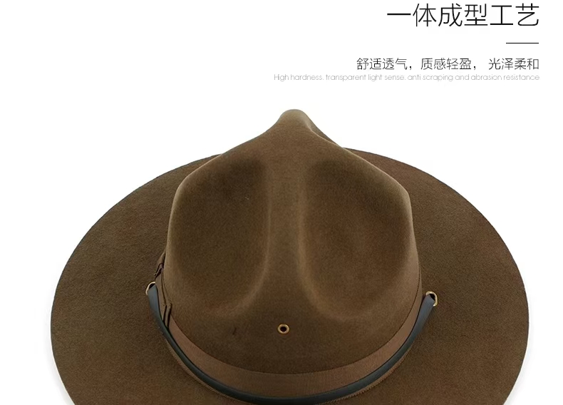 100% wool wide-brimmed hat; in - Fedora Hat Wool บทวิจารณ์และราคา