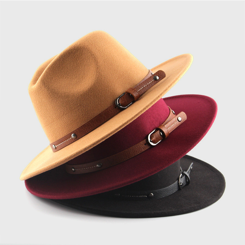 Wool Fedora Hat For Women Men  - Fedora Hat Wool บทวิจารณ์และราคา