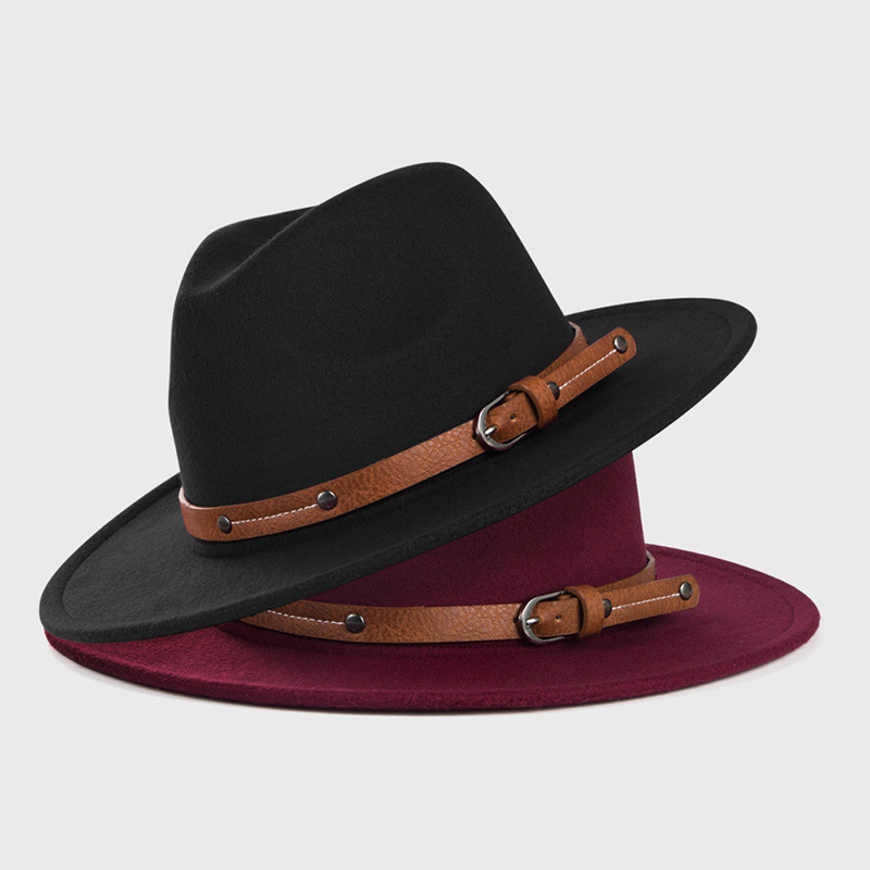 Wool Fedora Hat For Women Men  - Fedora Hat Wool บทวิจารณ์และราคา