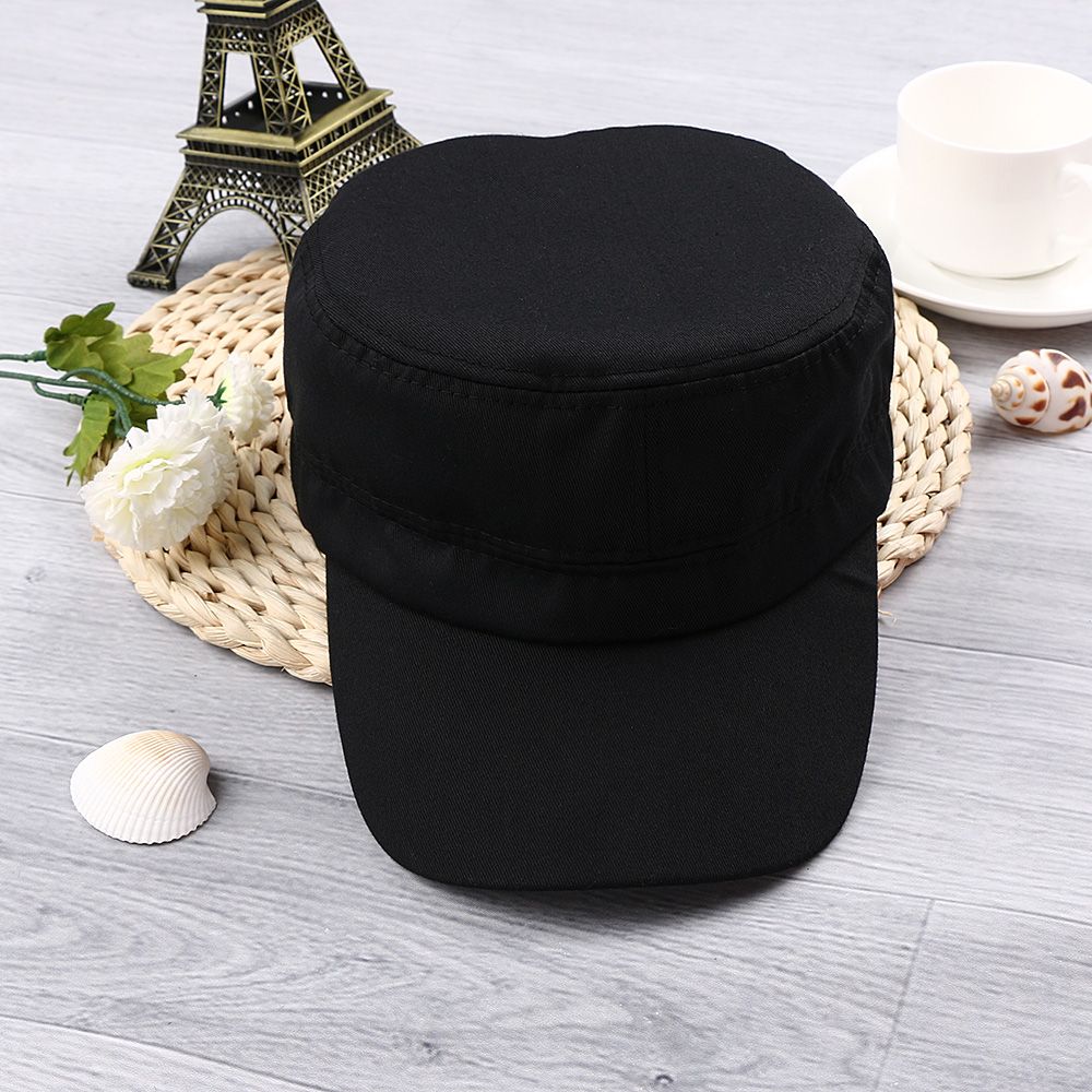 New Men Vintage Army Denim Bas - Snapback Hat Flat บทวิจารณ์และราคา