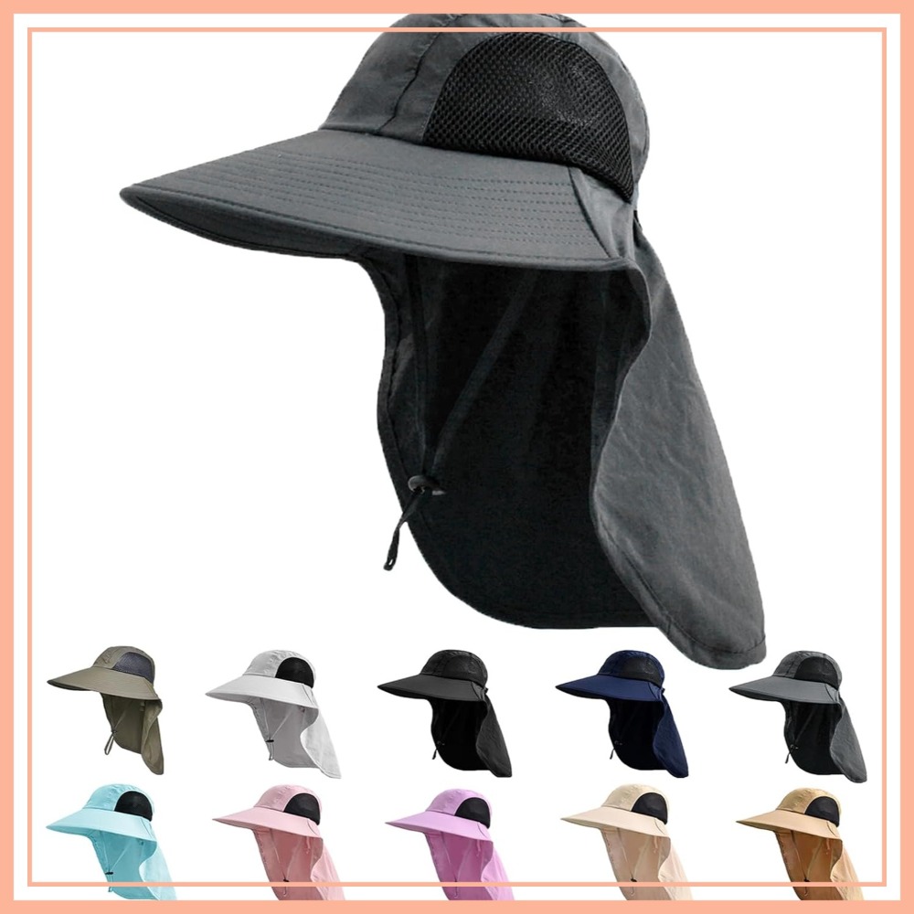 Sun Hat for Men Women with Nec - Sun Hat Wide Brim บทวิจารณ์และราคา