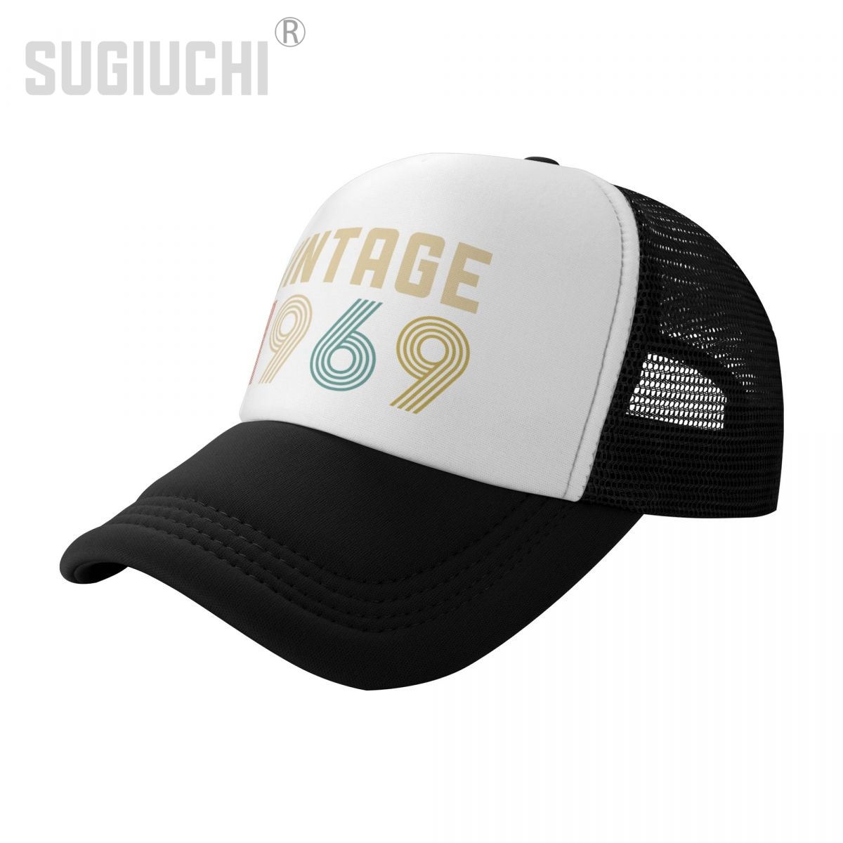 Mesh Cap Hat VINTAGE 1969 Truc - Trucker Cap Mesh บทวิจารณ์และราคา