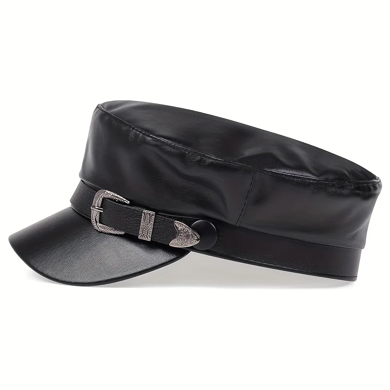 Fashion Women Large Belt Buckl - Snapback Hat Flat บทวิจารณ์และราคา