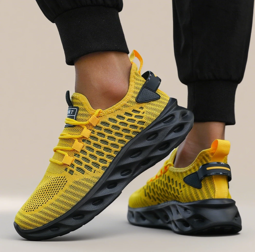 Men's Walking Shoes Are Breath - Running Cap Lightweight บทวิจารณ์และราคา
