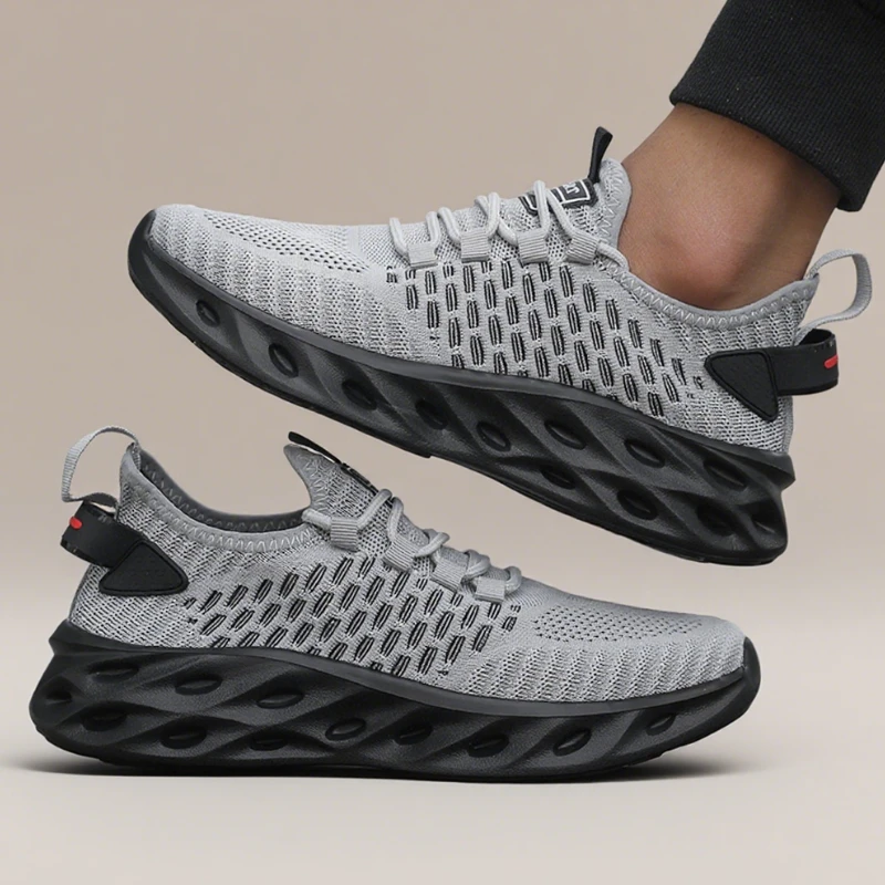 Men's Walking Shoes Are Breath - Running Cap Lightweight บทวิจารณ์และราคา