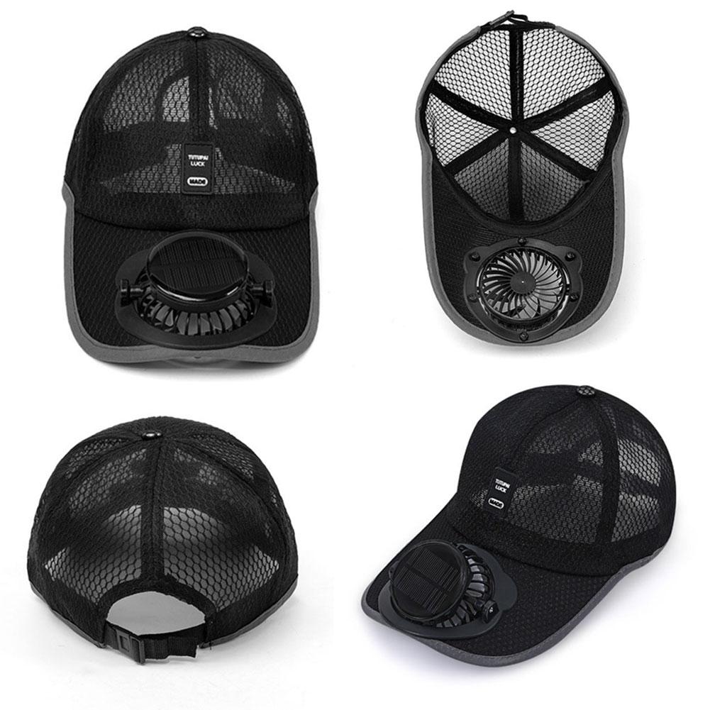 Mesh Baseball Hat With Solar P - Golf Cap Dad บทวิจารณ์และราคา