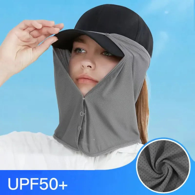 Quick Drying Fishing Cap Face  - Visor Sun Hat บทวิจารณ์และราคา
