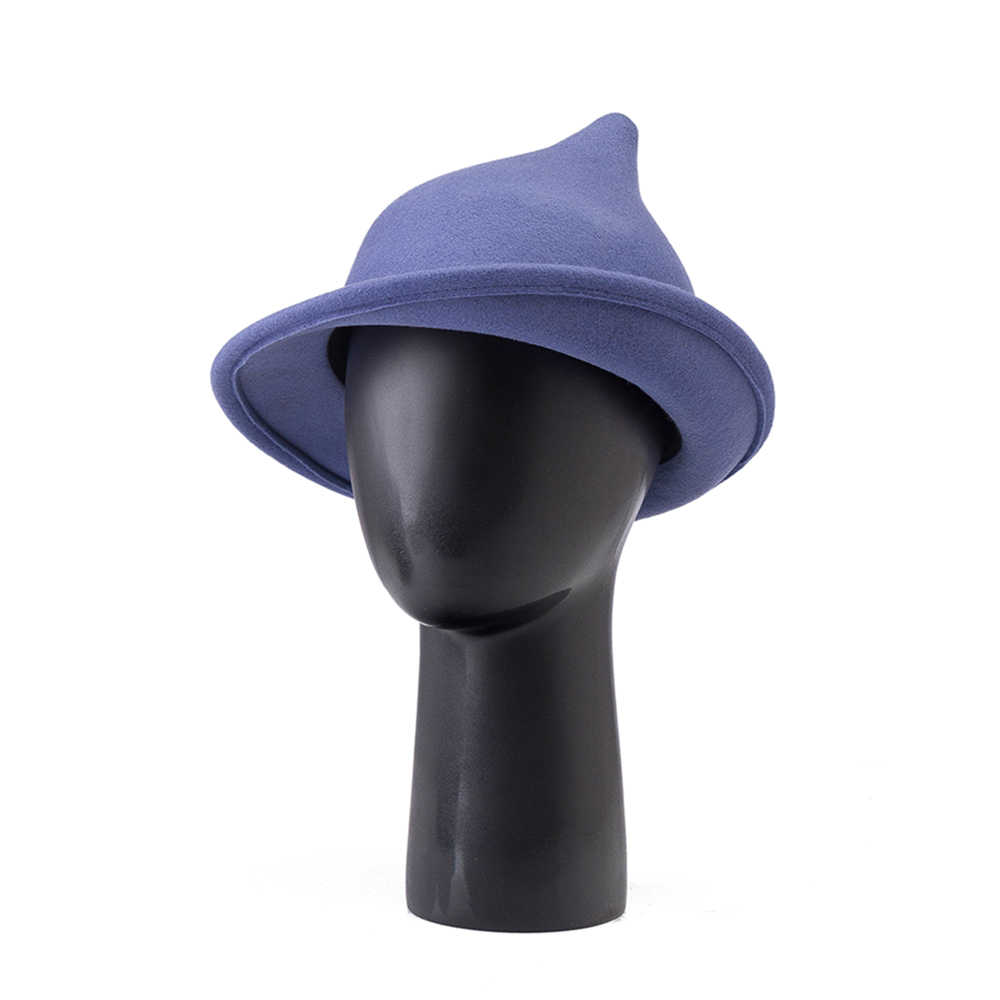 Fashionable Witch 100% Wool Po - Fedora Hat Wool บทวิจารณ์และราคา