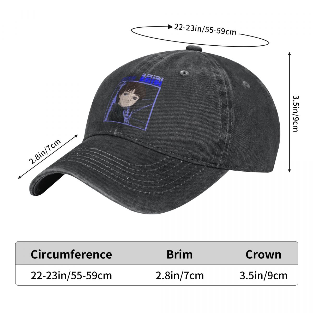 Washed Men's Baseball Cap Blue - Golf Cap Dad บทวิจารณ์และราคา