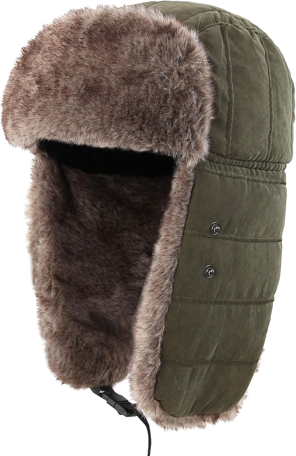 Men's Trapper Hat with Ear Fla - Trapper Hat Ear Flap บทวิจารณ์และราคา