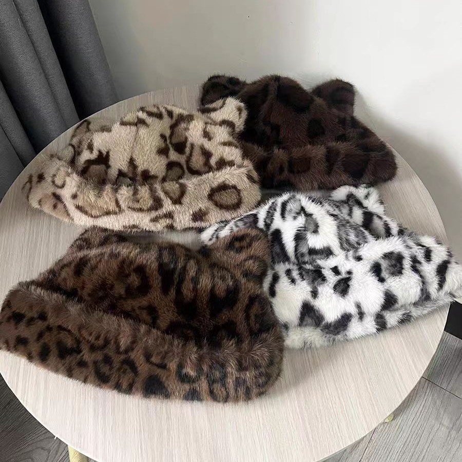 Women’s Retro Leopard Print Pl - Trapper Hat Ear Flap บทวิจารณ์และราคา