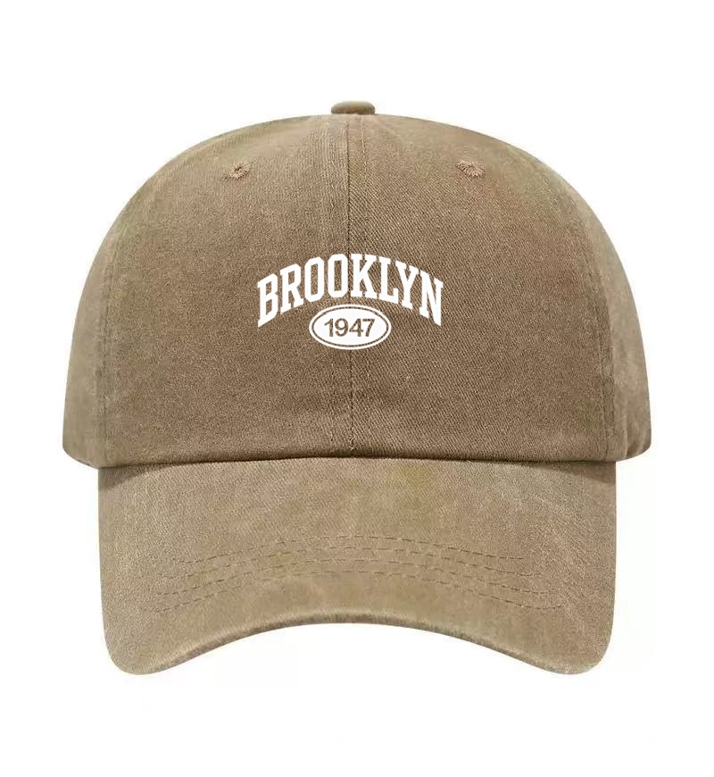 Brooklyn 1947 Printed Washed C - Golf Cap Dad บทวิจารณ์และราคา