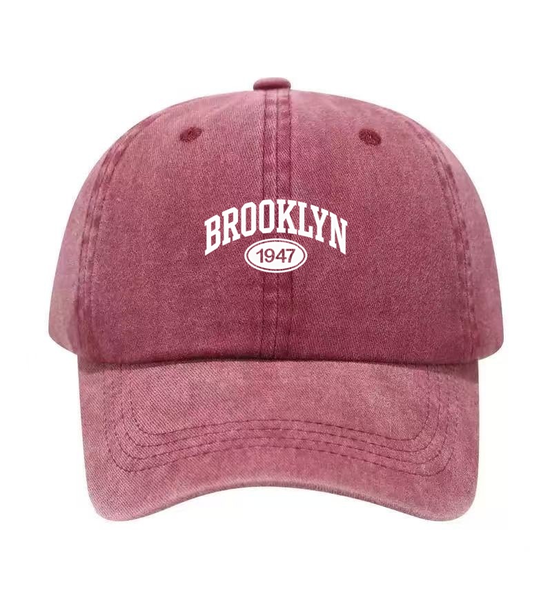 Brooklyn 1947 Printed Washed C - Golf Cap Dad บทวิจารณ์และราคา