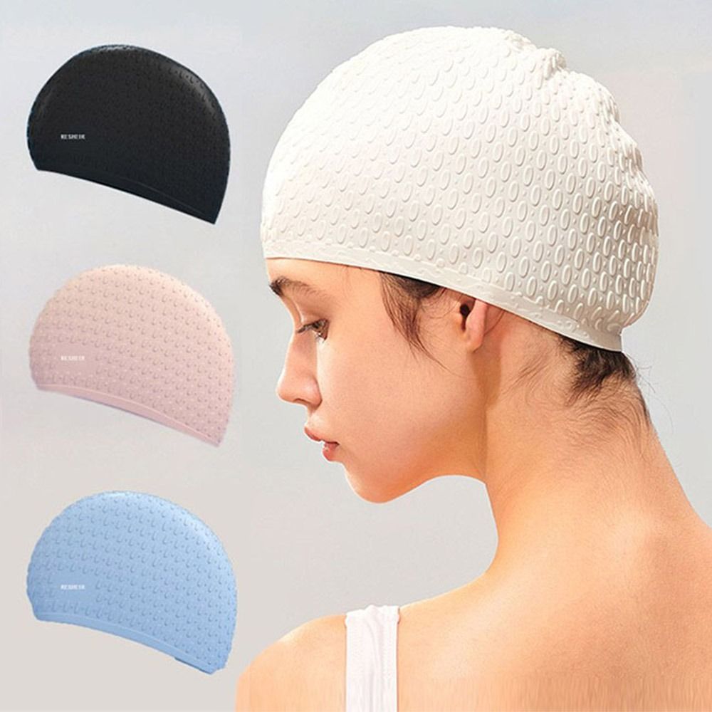 Elastic Summer Swimming Cap Wa - Swim Hat Silicone บทวิจารณ์และราคา