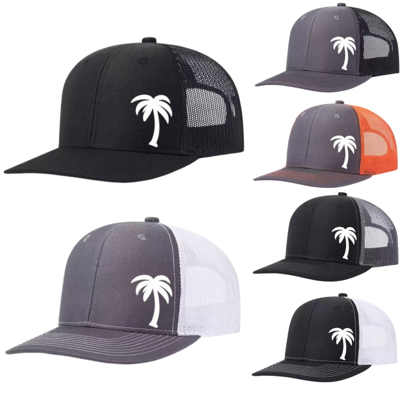 Palm Tree Printed Adjustable B - Golf Cap Dad บทวิจารณ์และราคา