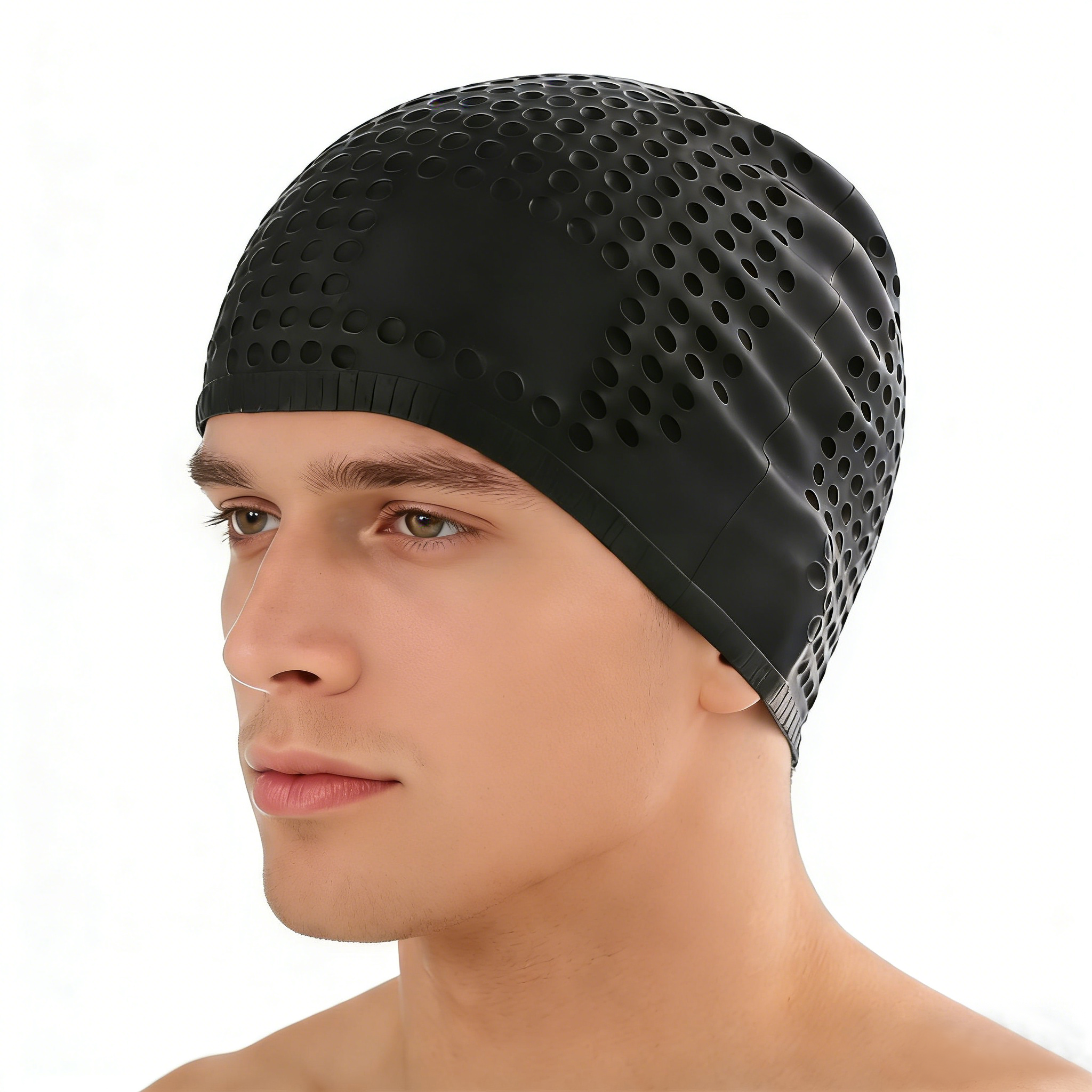 Silicone Swimming Cap Large Ba - Swim Hat Silicone บทวิจารณ์และราคา