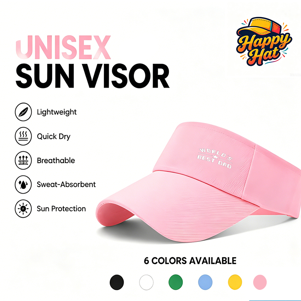1PC Pink Unisex World's Best D - Golf Cap Dad บทวิจารณ์และราคา