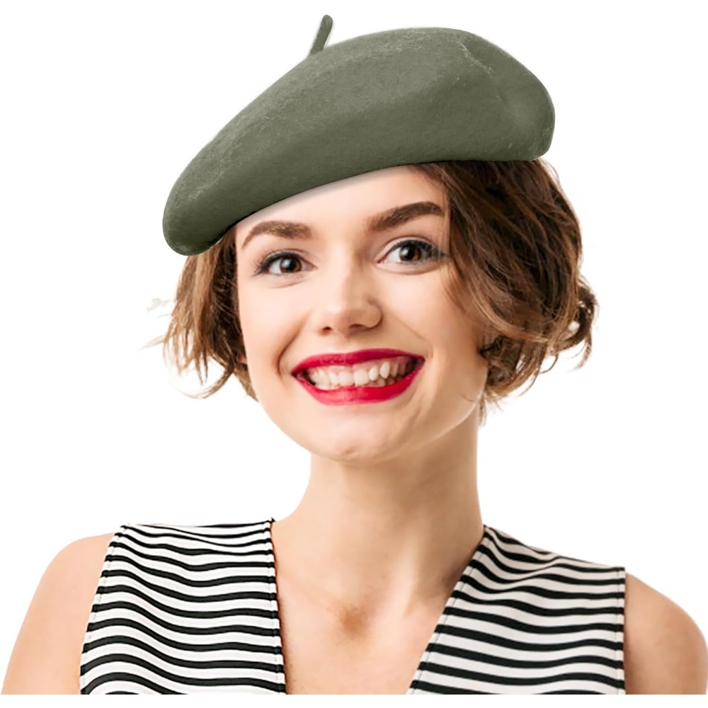 Wool Berets for Women - Classi - Beret French Wool บทวิจารณ์และราคา
