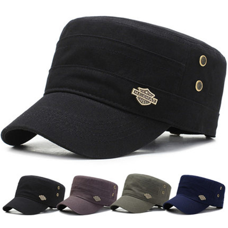 Men  Cap Summer Autumn Casual  - Snapback Hat Flat บทวิจารณ์และราคา