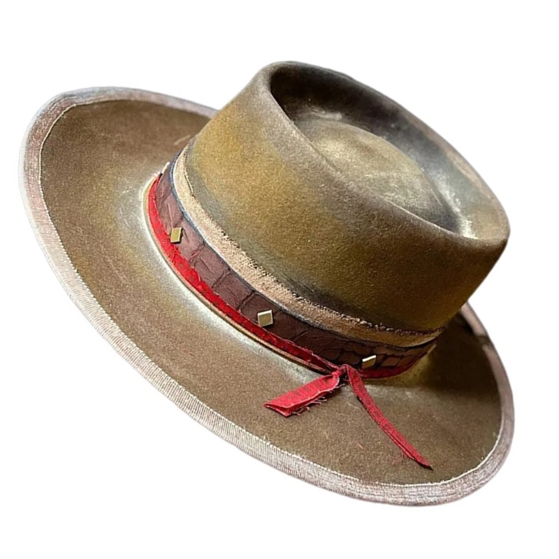 Brown Fashion Western Hats Tra - Fedora Hat Wool บทวิจารณ์และราคา
