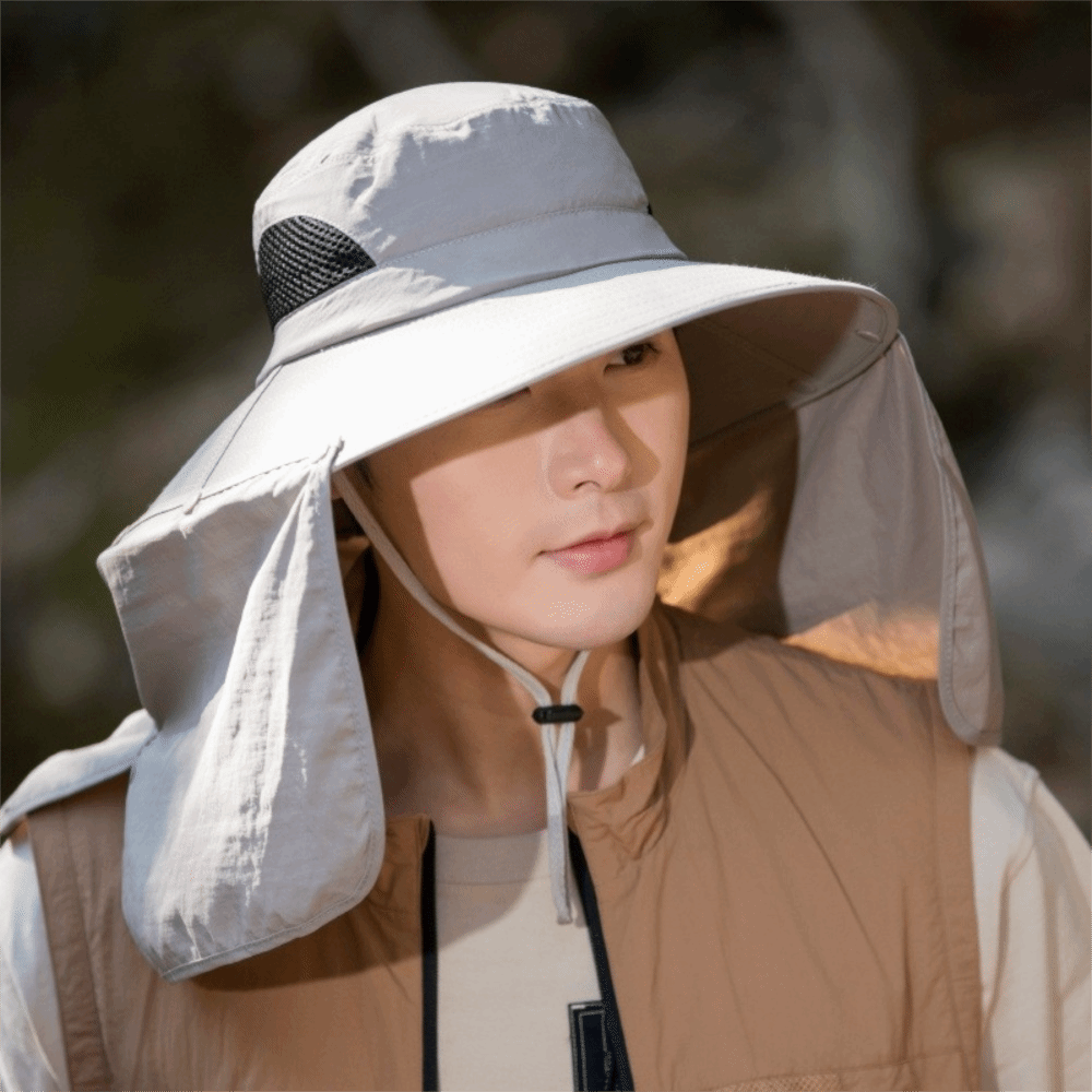 Fashion Cloth Men Sun Hat Big  - Visor Sun Hat บทวิจารณ์และราคา