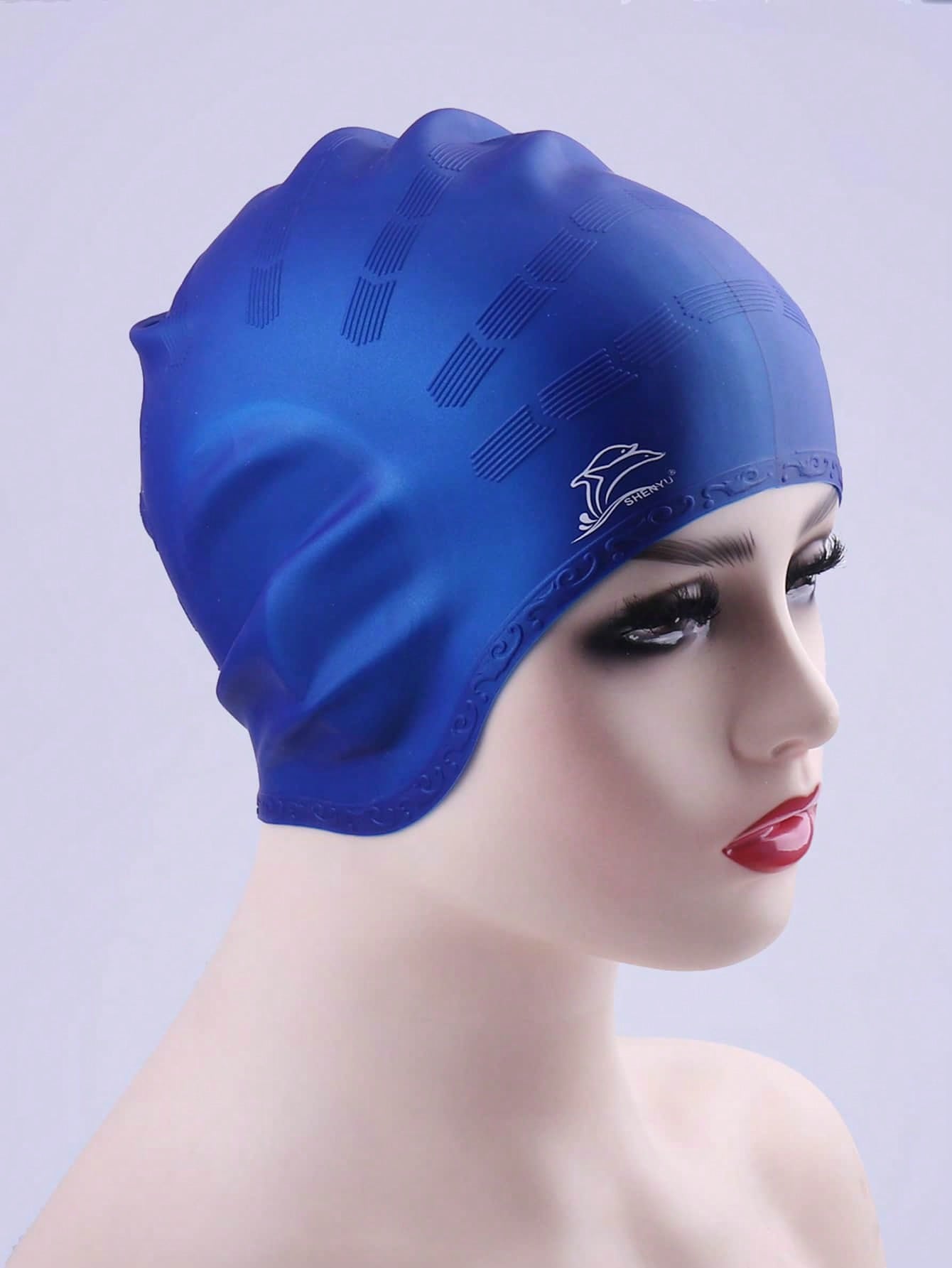 Silicone Waterproof Swim Cap E - Swim Hat Silicone บทวิจารณ์และราคา