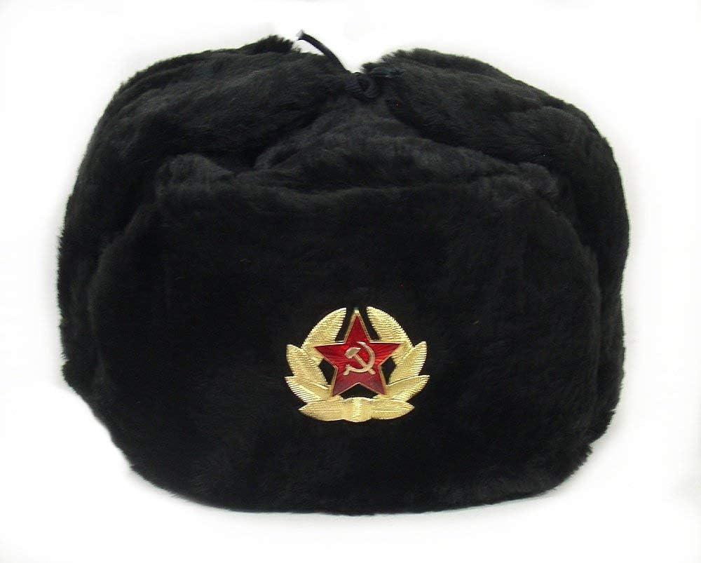 Russian Hat Soviet Army Milita - Winter Trapper Hat บทวิจารณ์และราคา