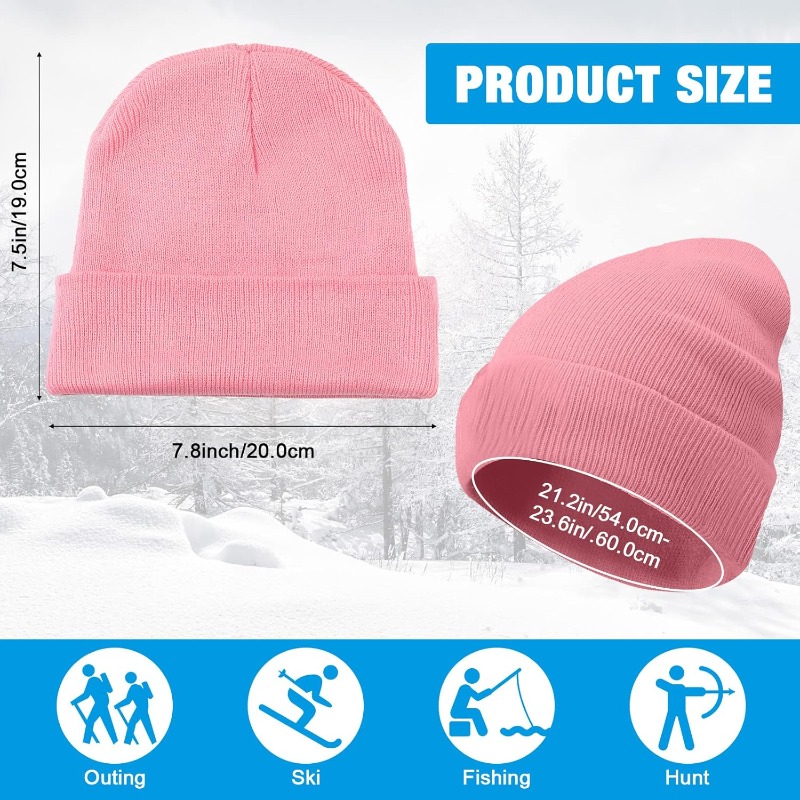 1pc Winter Warm Thick Beanie H - Skull Cap Helmet Liner บทวิจารณ์และราคา