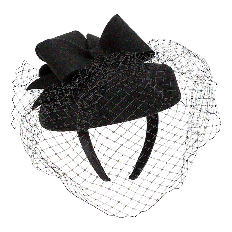 French Black Beret Fascinator  - Beret French Wool บทวิจารณ์และราคา