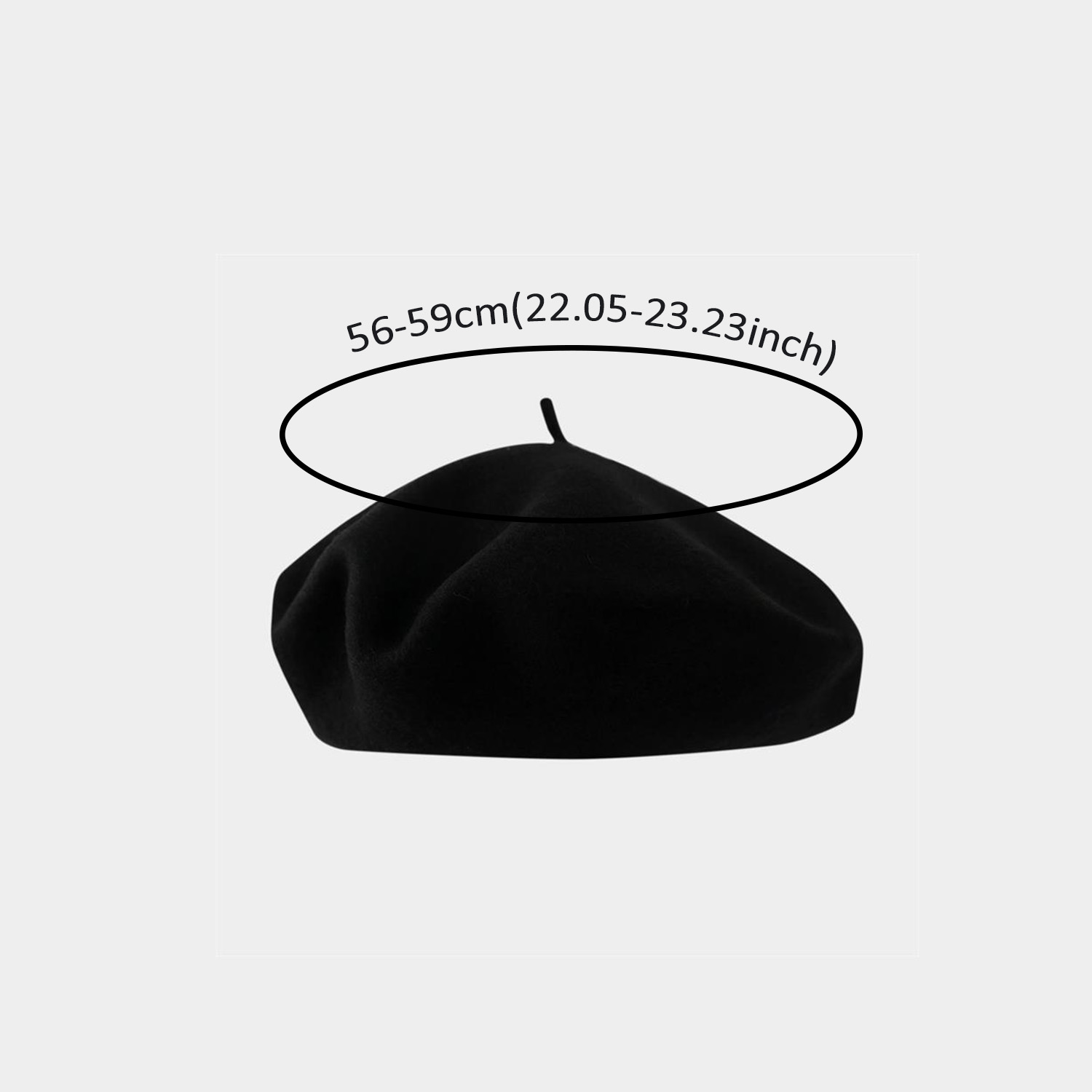Big Size Beret Women  Large Be - Beret French Wool บทวิจารณ์และราคา