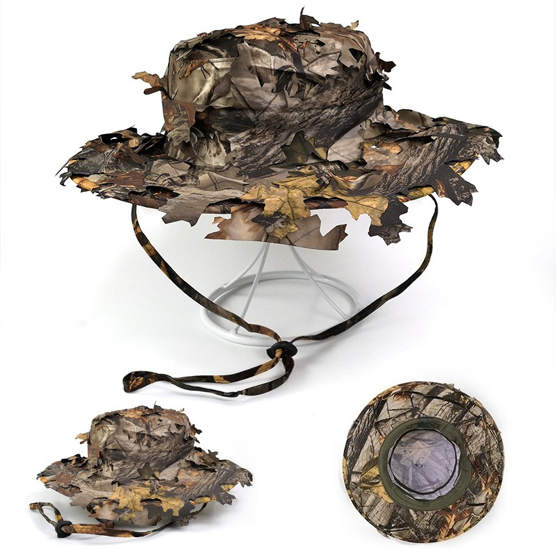 Men's 3D Leaf Camo Boonie Hat, - Boonie Hat Tactical บทวิจารณ์และราคา