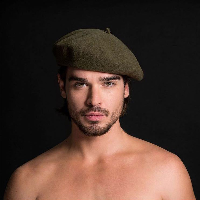 Men Women Military Army Soldie - Beret French Wool บทวิจารณ์และราคา