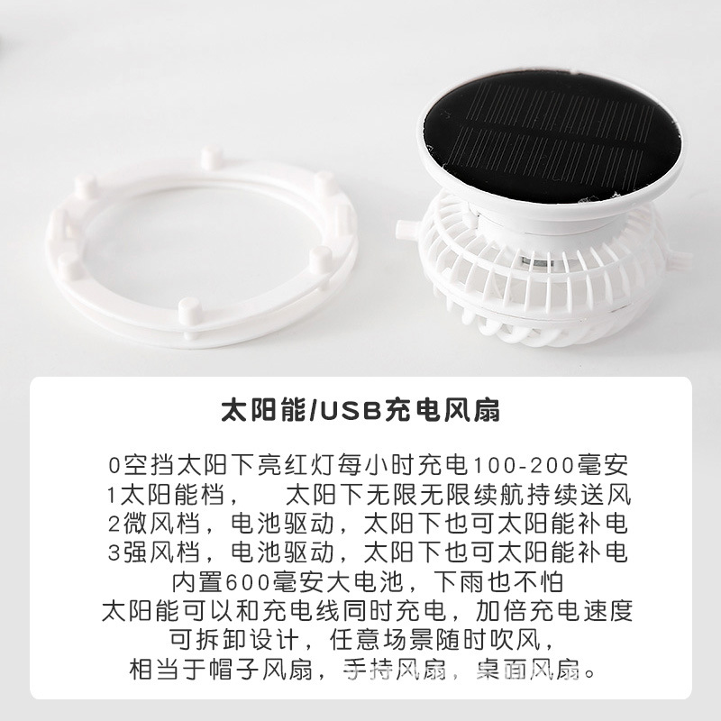 Portable Solar Powered Fan Emp - Visor Sun Hat บทวิจารณ์และราคา