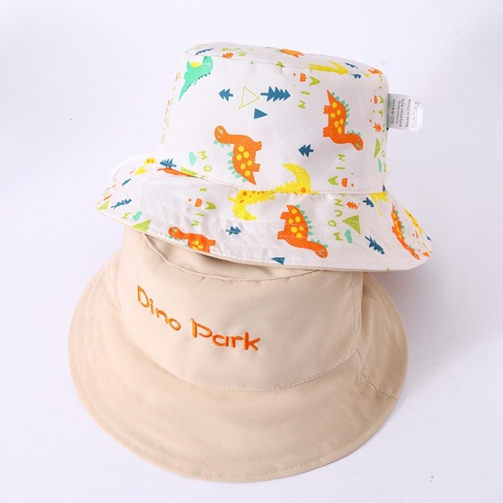 New Double Sided Kid Bucket Ha - Bucket Hat Cotton บทวิจารณ์และราคา
