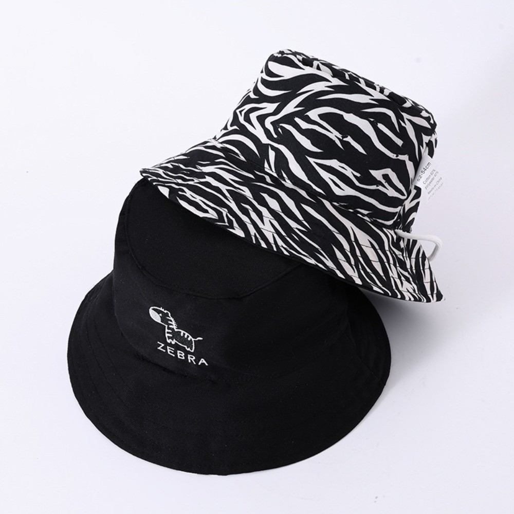 New Double Sided Kid Bucket Ha - Bucket Hat Cotton บทวิจารณ์และราคา