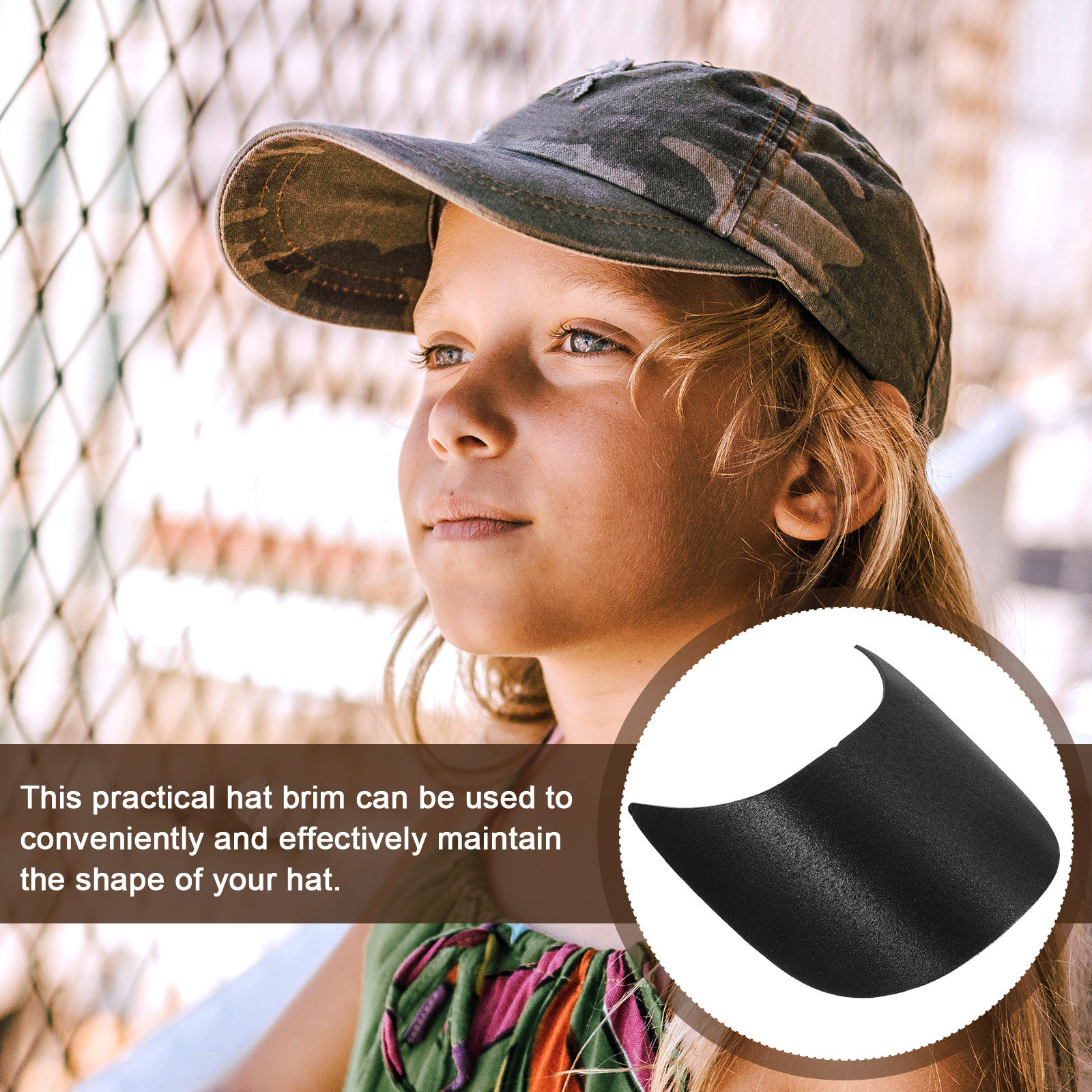 10Pcs Plastic Hat Brim Insert  - Visor Sun Hat บทวิจารณ์และราคา