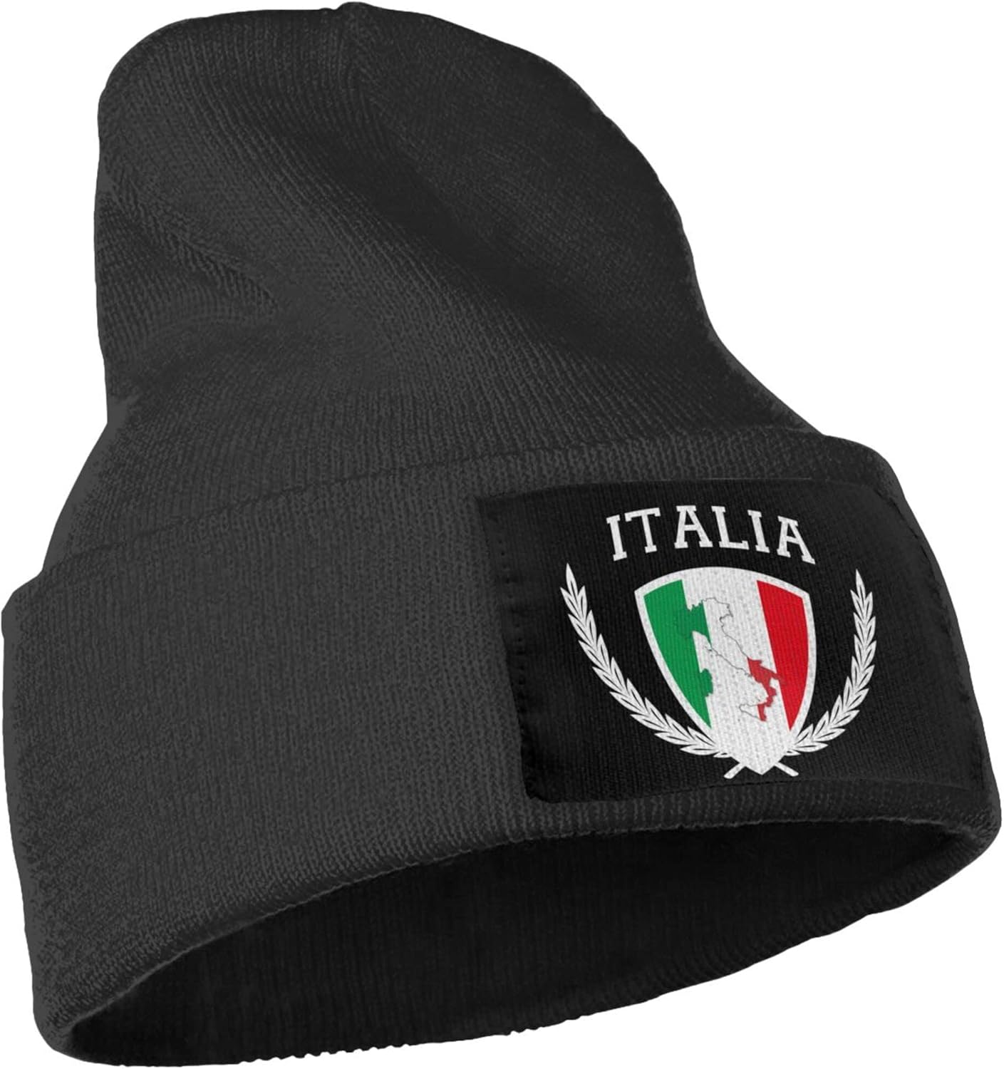 Italia Italy Italian Flag Knit - Beanie Cuffed Knit บทวิจารณ์และราคา