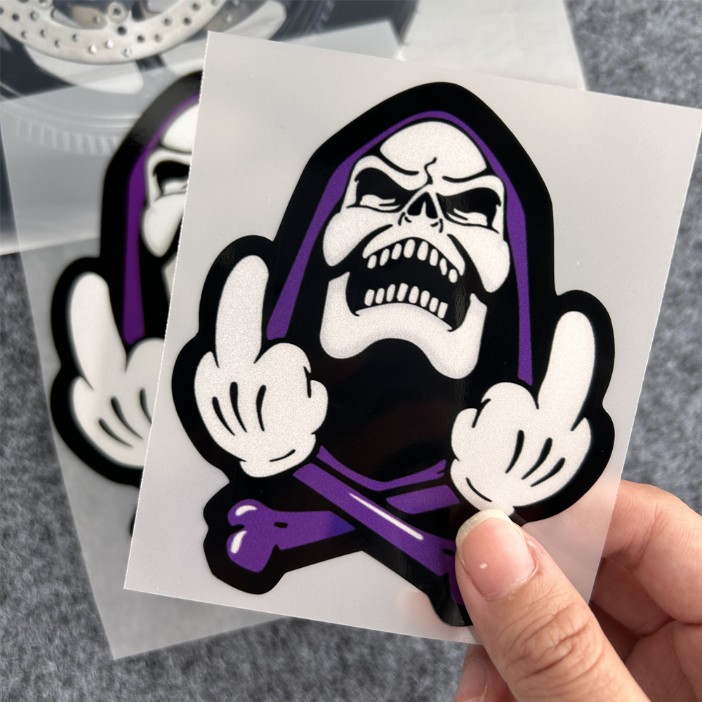 Cartoon Skeleton Gesture Refle - Skull Cap Helmet Liner บทวิจารณ์และราคา