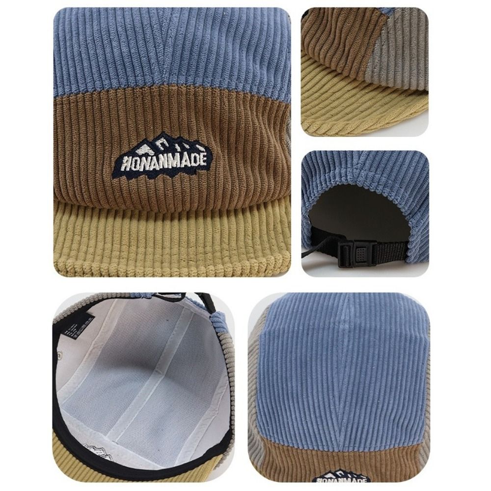 Retro Corduroy Baseball Cap St - Corduroy Cap 5 Panel บทวิจารณ์และราคา